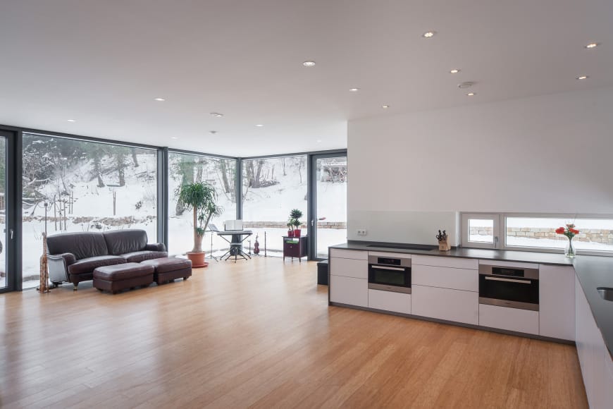 Faserbambus-Parkett-Antik