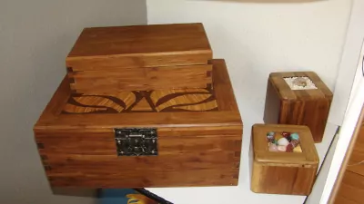 Bambusboxen, Kisten und Schachteln