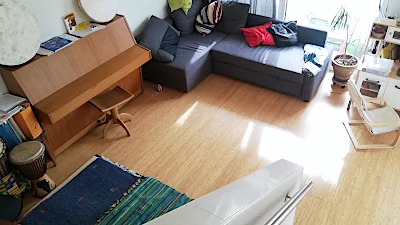 Parkett Bambus in Wohngemeinschaft Wohnzimmer