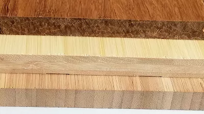 Bambusplatten aufbau und Optik