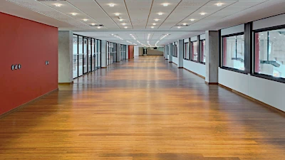  Bambusparkett im Fussbalstadion