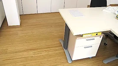 Bambusparkett im Büro