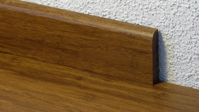 HDG Bambus Massiv Sockelleisten