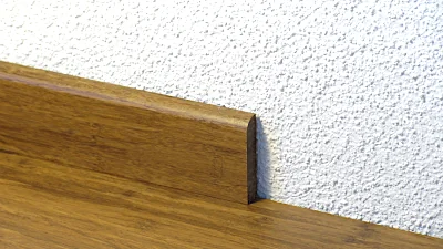 Bambus Wand Leisten
