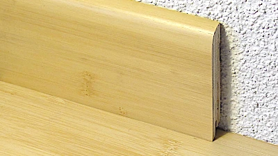 HDG Bambus Massiv Sockelleisten