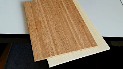Pre-cut vertical bamboo panels for hobby applications