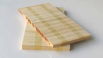 Bambus Industrieparkett, Hochkantlamellen Natur 