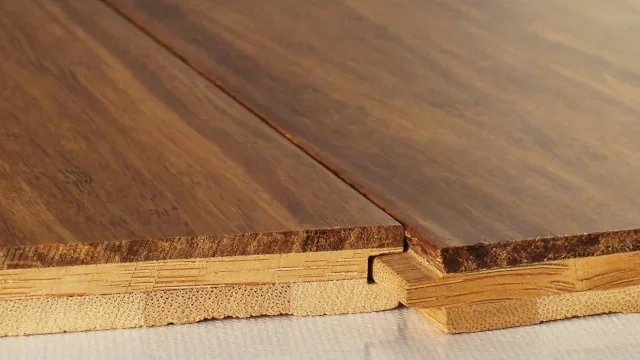 Premium 3-ply woven bamboo planks